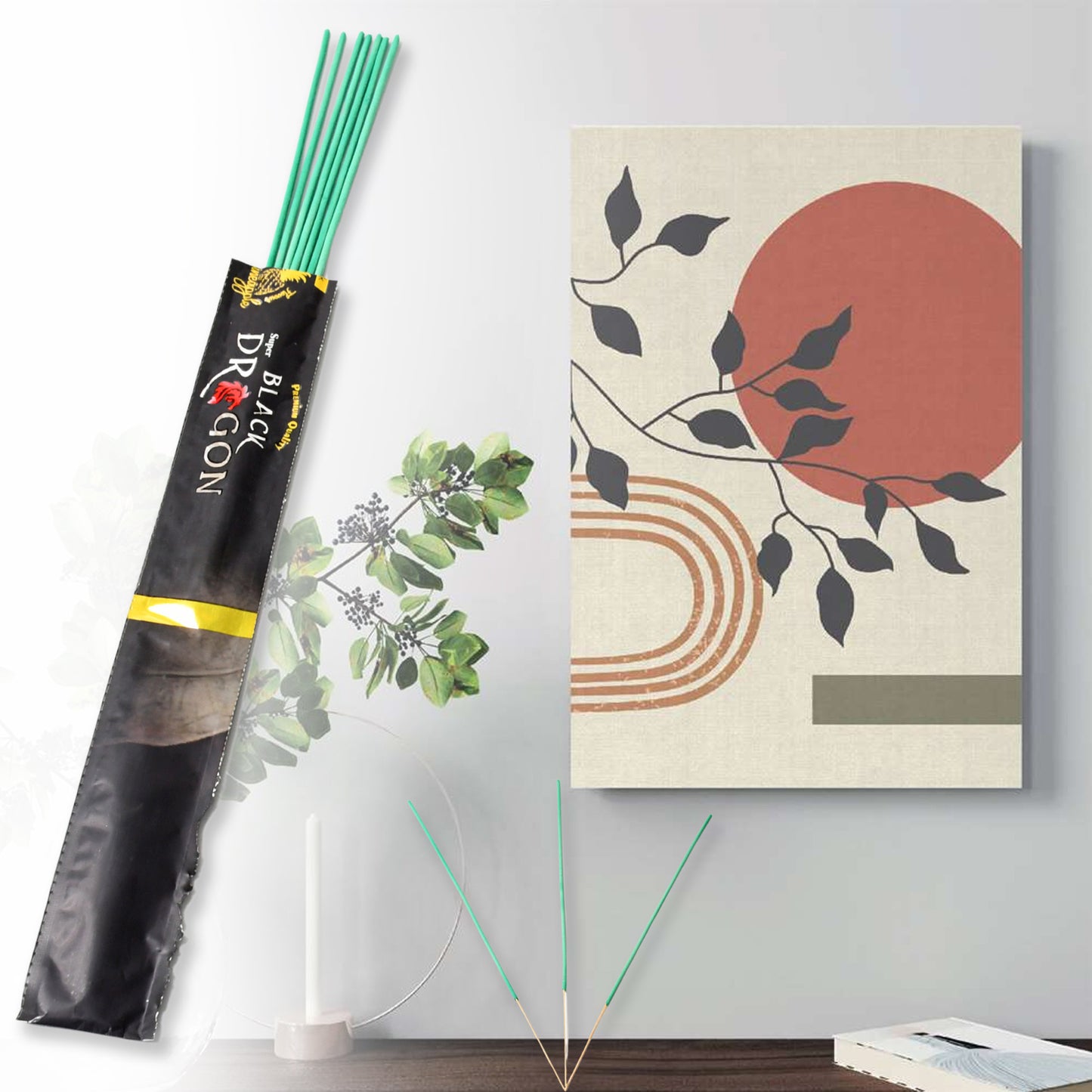 Mosquito Agarbatti Stick Herbal Mosquito Agarbatti  (1 Packet  10 Sticks) (Incense Stick) - Happy Price - Image 3