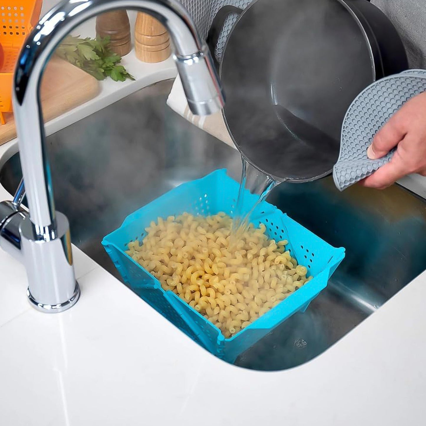 Storage Basket Box With Holes Ventilated Design (2320 Cm  1 Pc) - Happy Price - Image 5