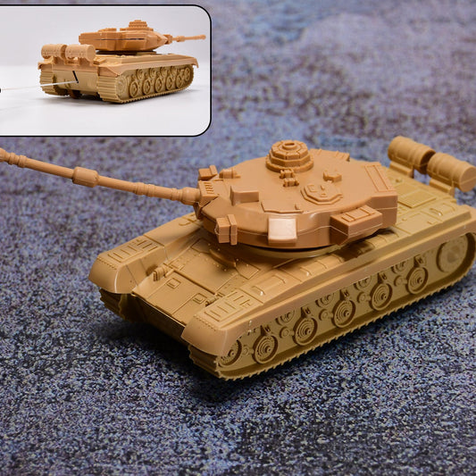 Pull Back Army Tank Toy for Kids - No Battery Needed - Happy Price - Image 1