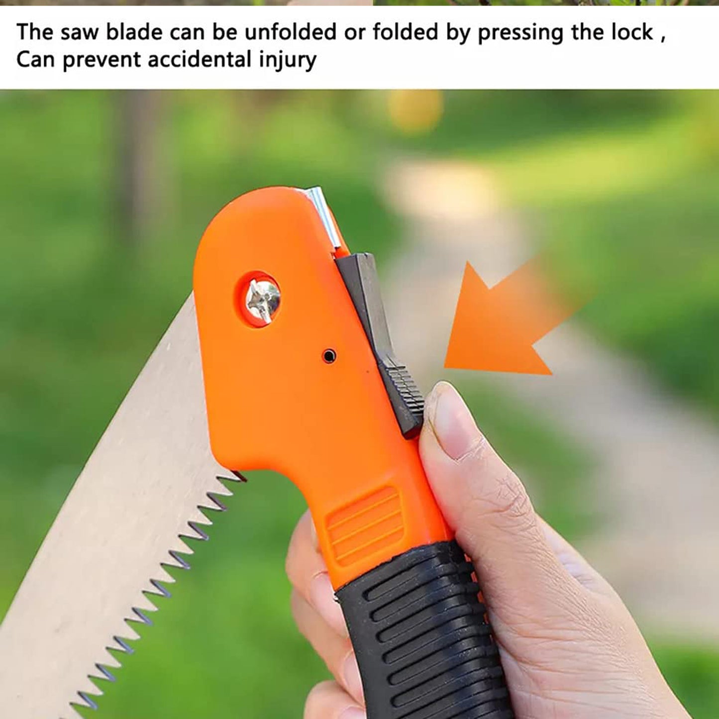 40cm Folding Hand Saw for Garden Pruning & Wood Cutting - Happy Price - Image 3