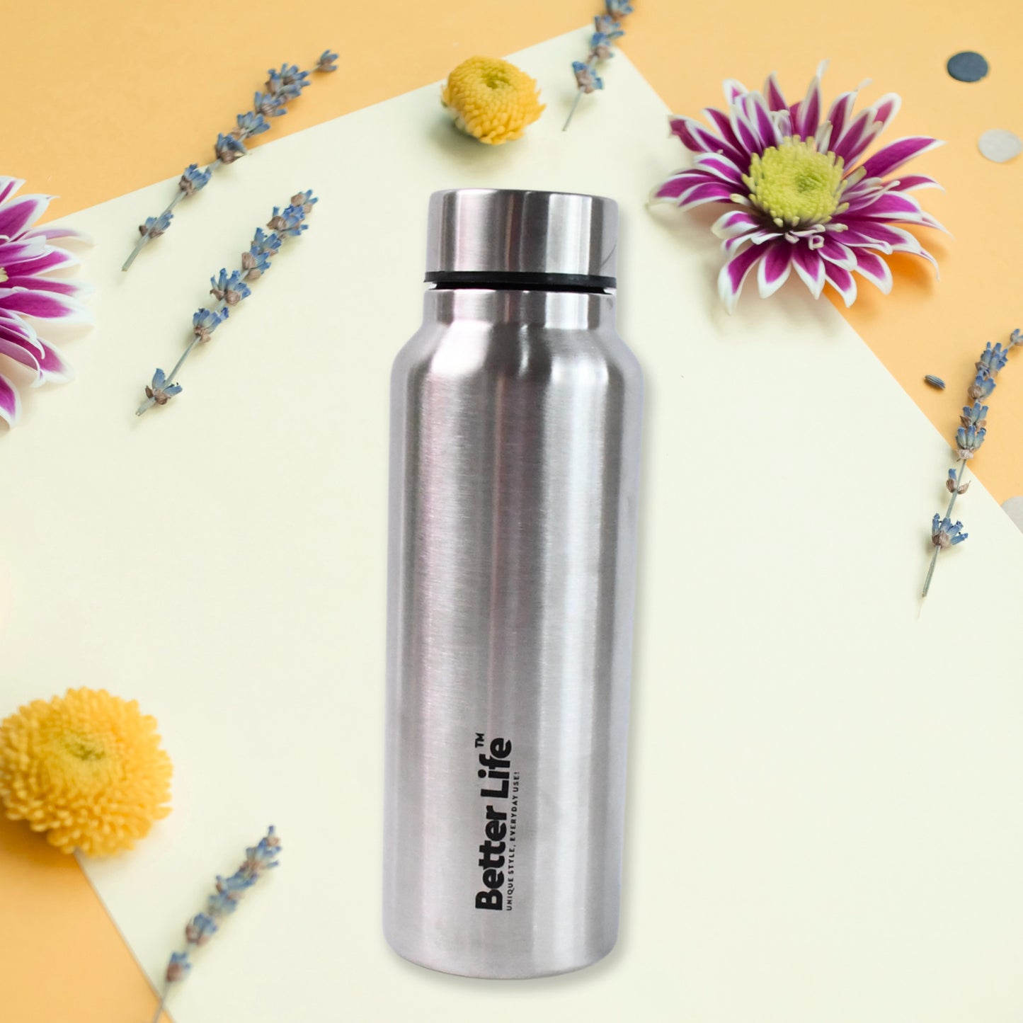 Stainless Steel Double Wall Vacuum-insulated Drink Water Bottle (750 Ml) - Happy Price - Image 4