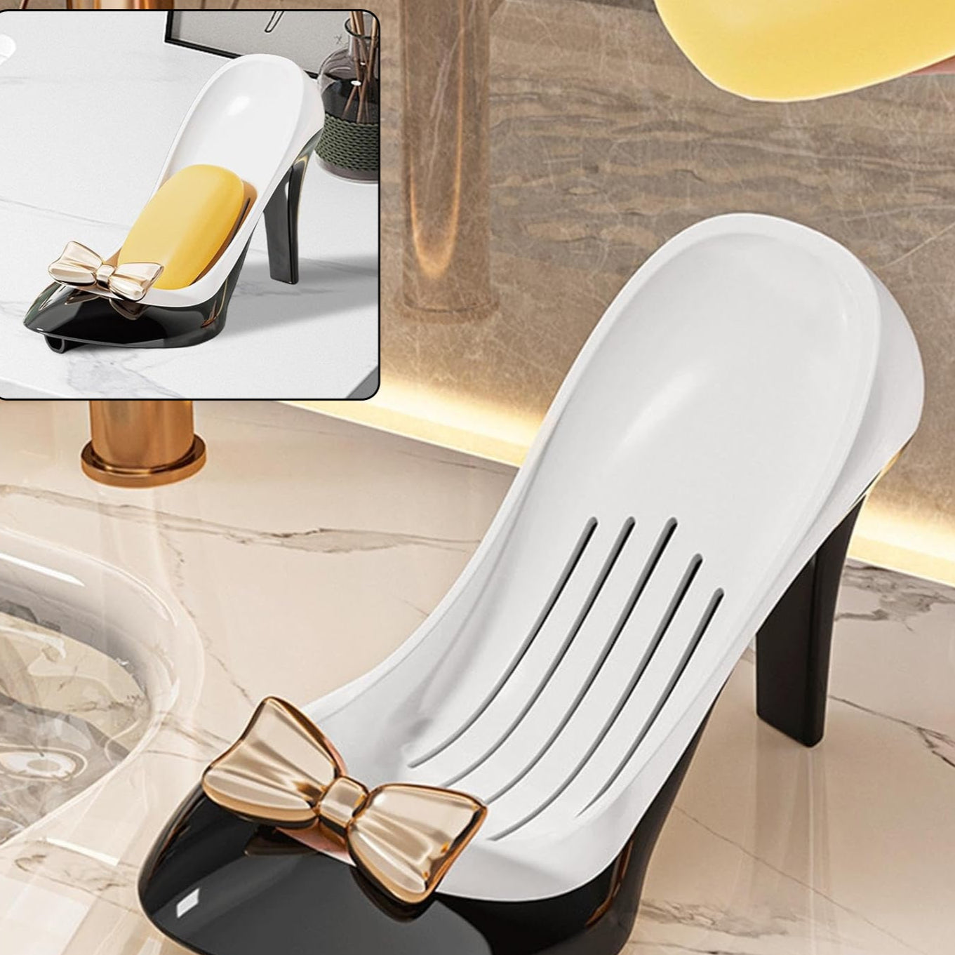 Shower Soap Holder Suction Cup - Happy Price - Image 1