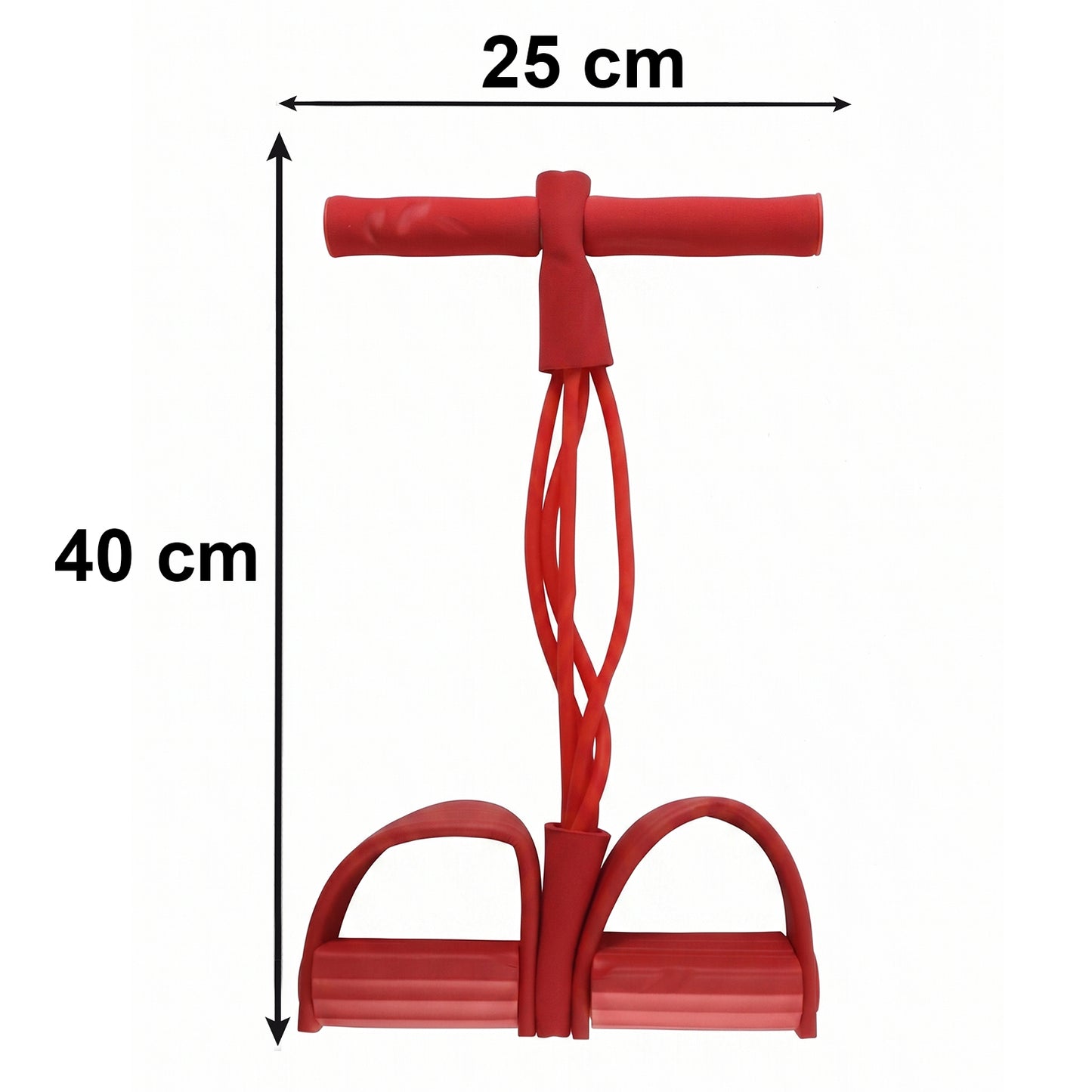 Portable Pull Rope Exerciser with Foot Pedals - Full Body Workout Tool (1 Pc) - Happy Price - Image 5