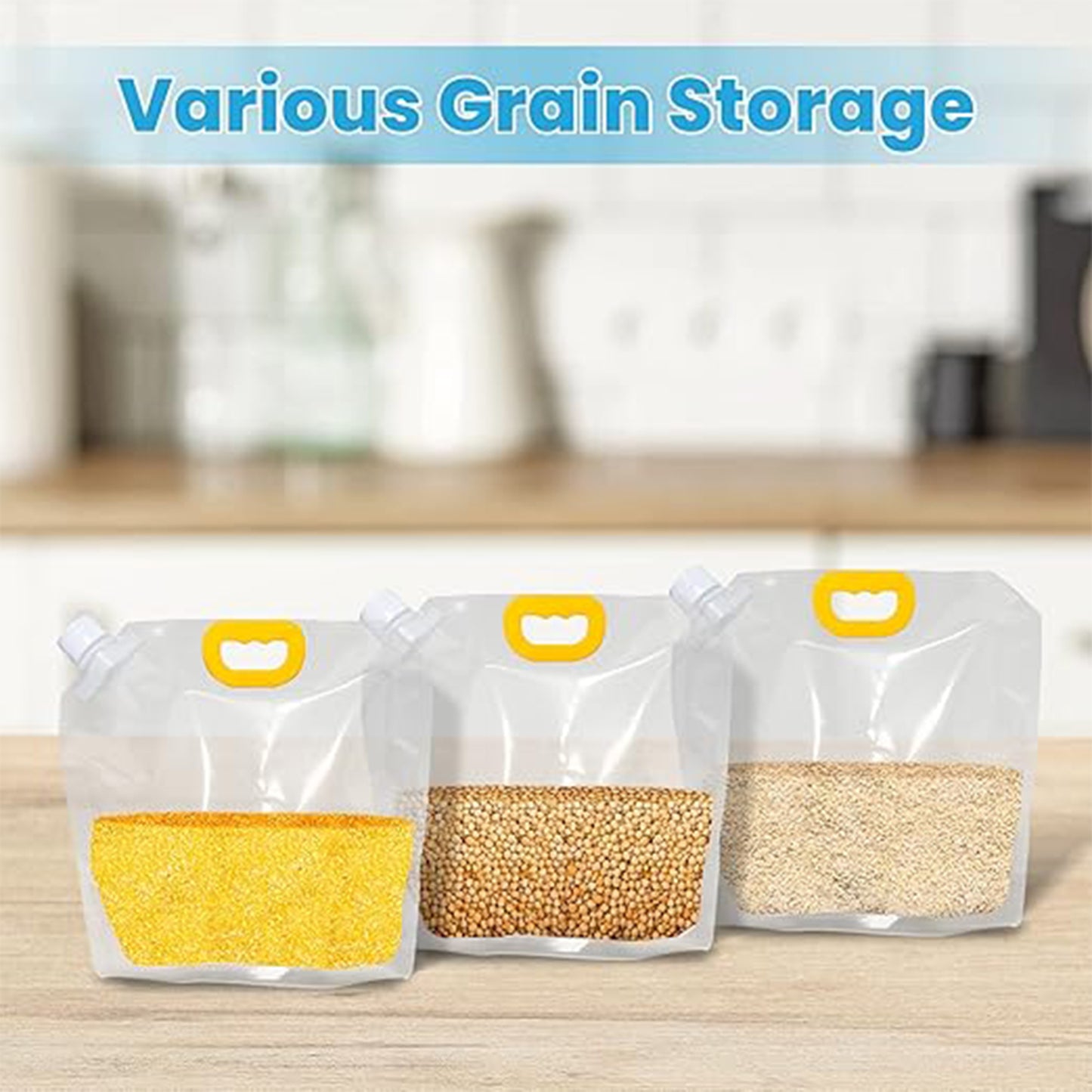 Airtight Food Storage Bag for Refrigerator & Kitchen - 30x24cm, 1 Pc - Happy Price - Image 4