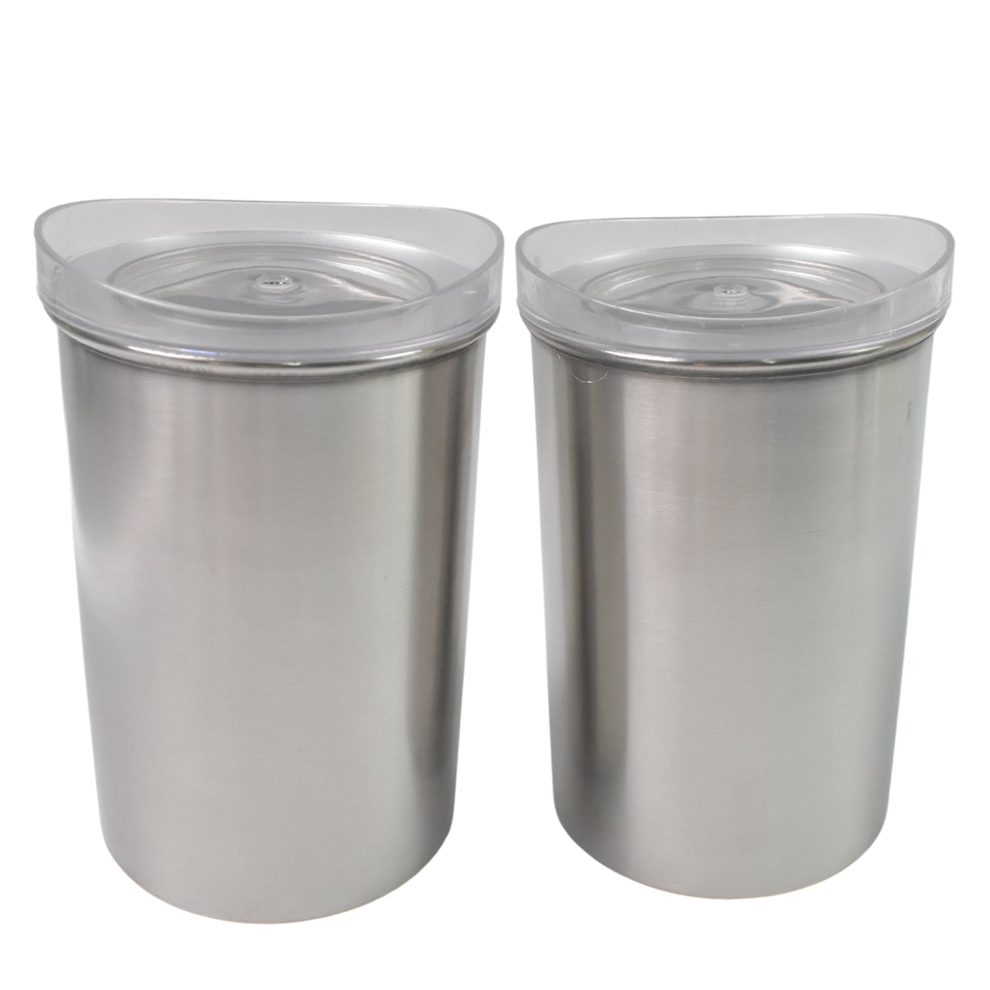 Multipurpose Stainless Steel Airtight Containers With See Through Lid (2 Pc Set  1000 Ml) - Happy Price - Image 4