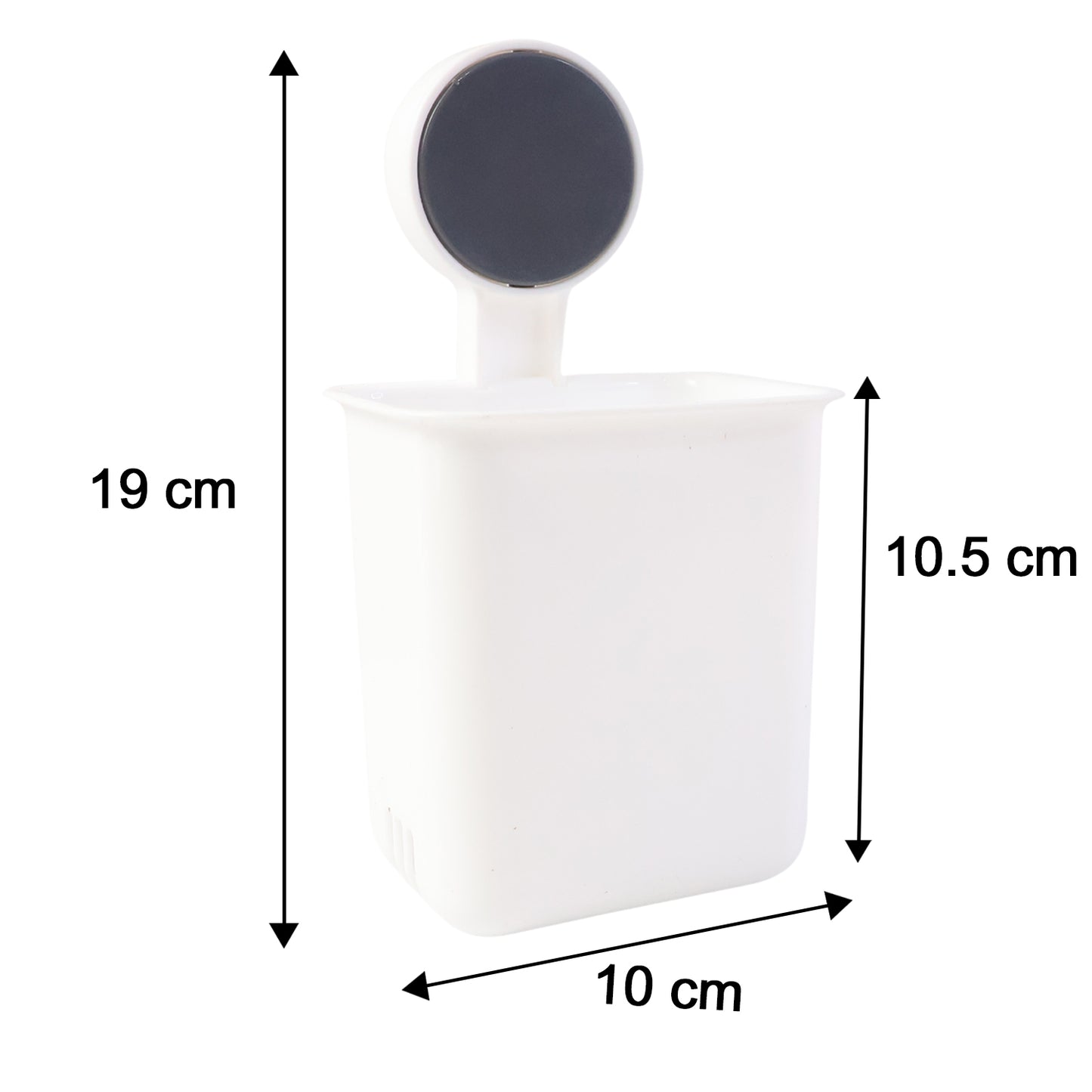Wall-Mounted Bathroom Organizer for Toothbrush & Essentials (1 Pc) - Happy Price - Image 6