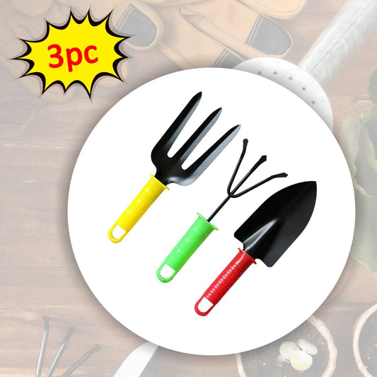 Colorfull Garden Tool Set Set Of 3pc - Happy Price - Image 1