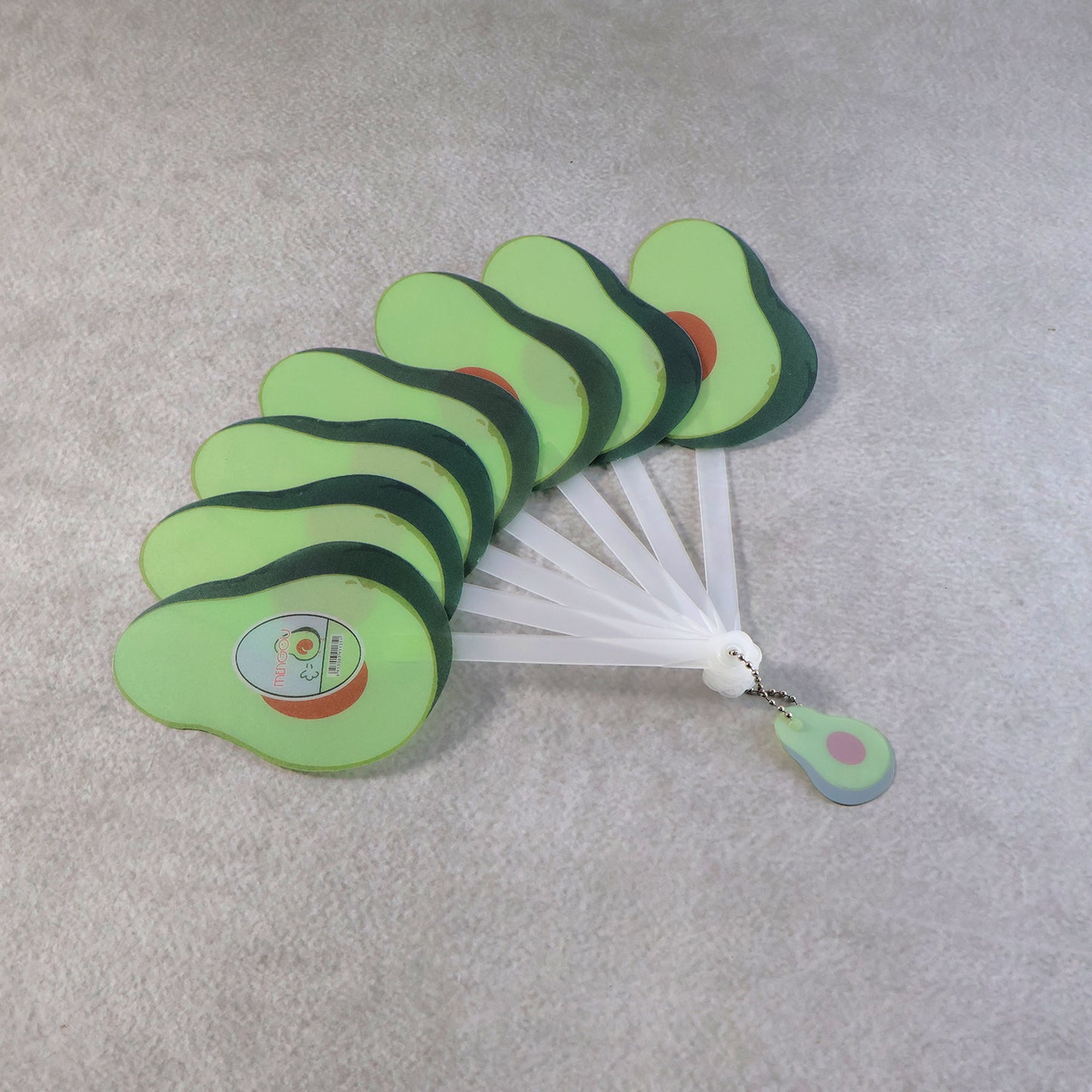 Foldable Pocket Fan with Keychain - Compact & Portable Cooling (1 Pc) - Happy Price - Image 3