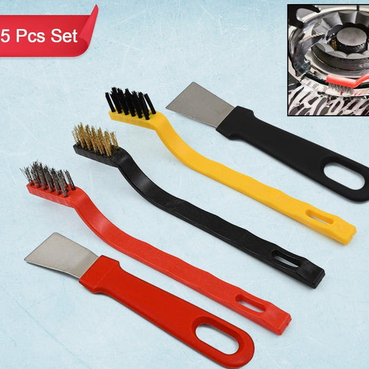 Wire Brush And Scraper Set (5 Pcs Set) - Happy Price - Image 1