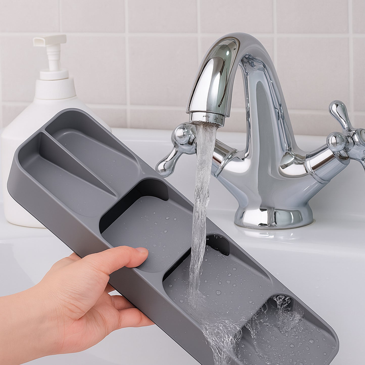 1 Pc Cutlery Tray Box Used For Storing Cutlery Items And Stuffs Easily And Safely. - Happy Price - Image 5