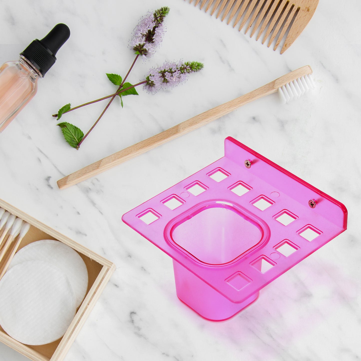 2in1 Tumbler Dish   Toothbrush Holder ( 2 Pcs Pack ) - Happy Price - Image 6