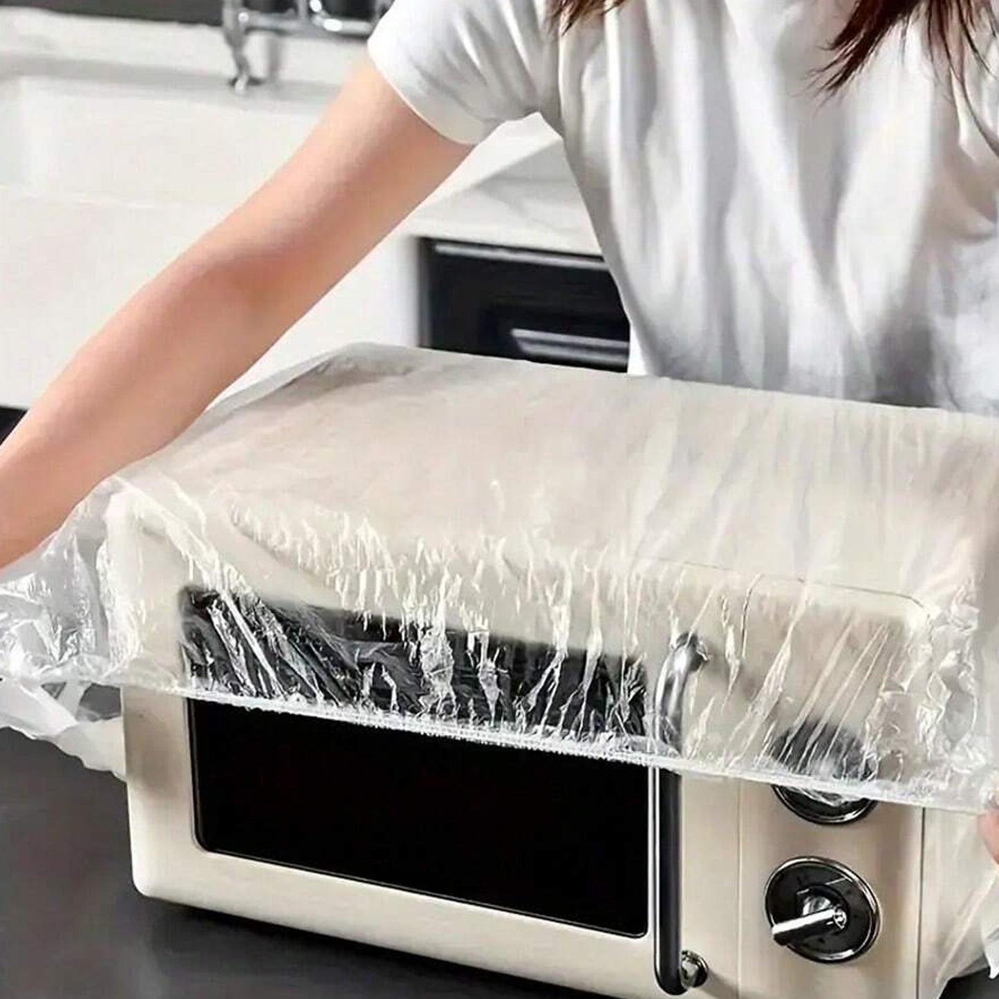 Home Thick Disposable Dust Proof Plastic Furniture Covers (1 Pc  Small) - Happy Price - Image 4