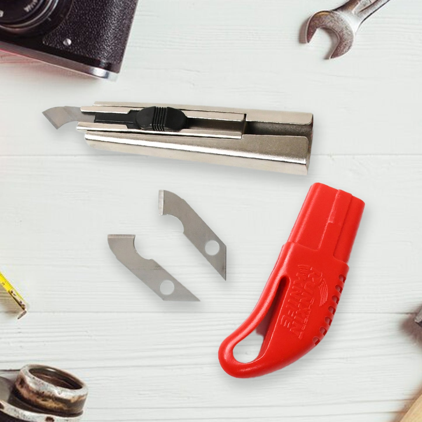 Multi-use Plastic Cutter With Plastic Cutting Blade And Precision Knife Blade - Happy Price - Image 6