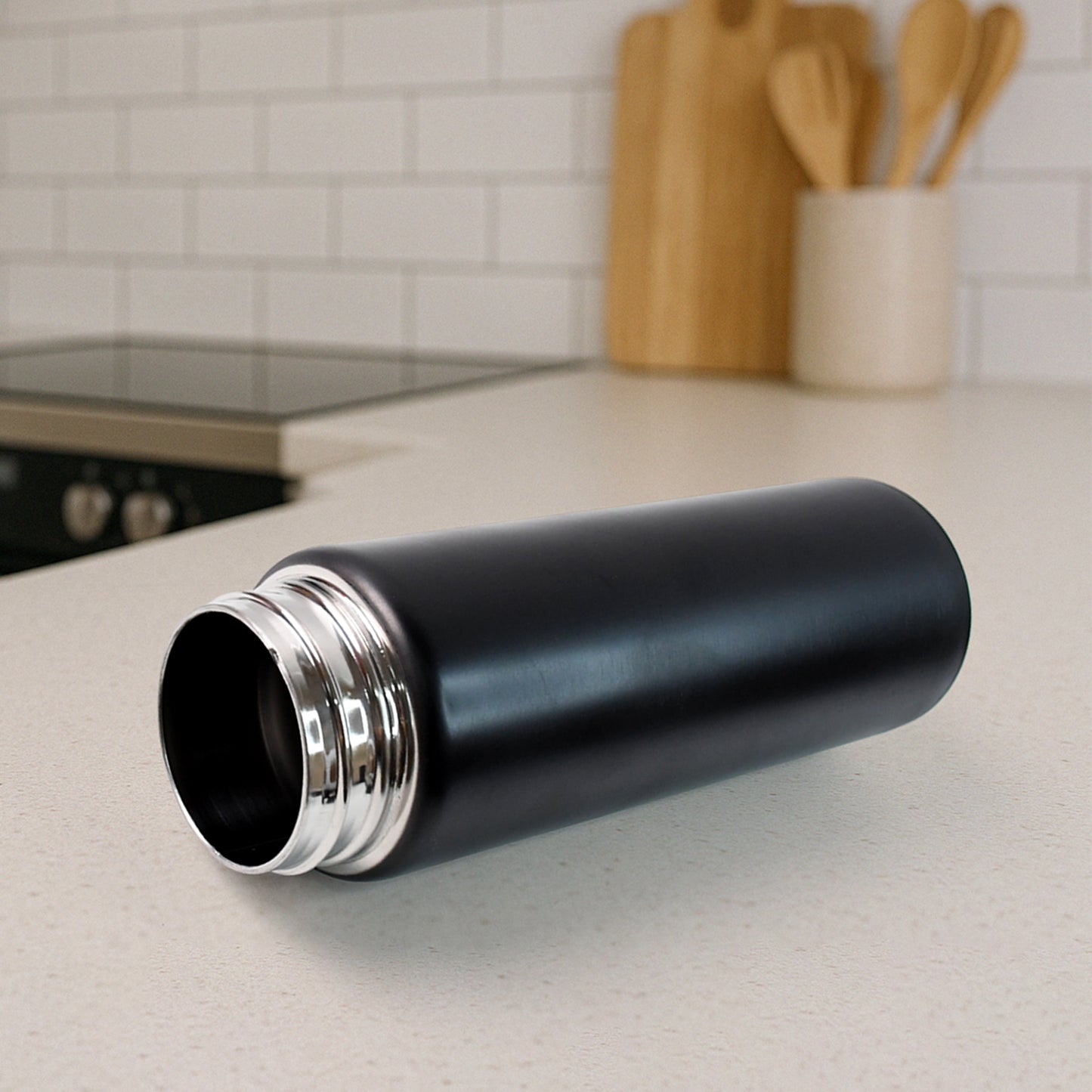 Stainless Steel Sports Water Bottle (Approx 500ml) - Happy Price - Image 5