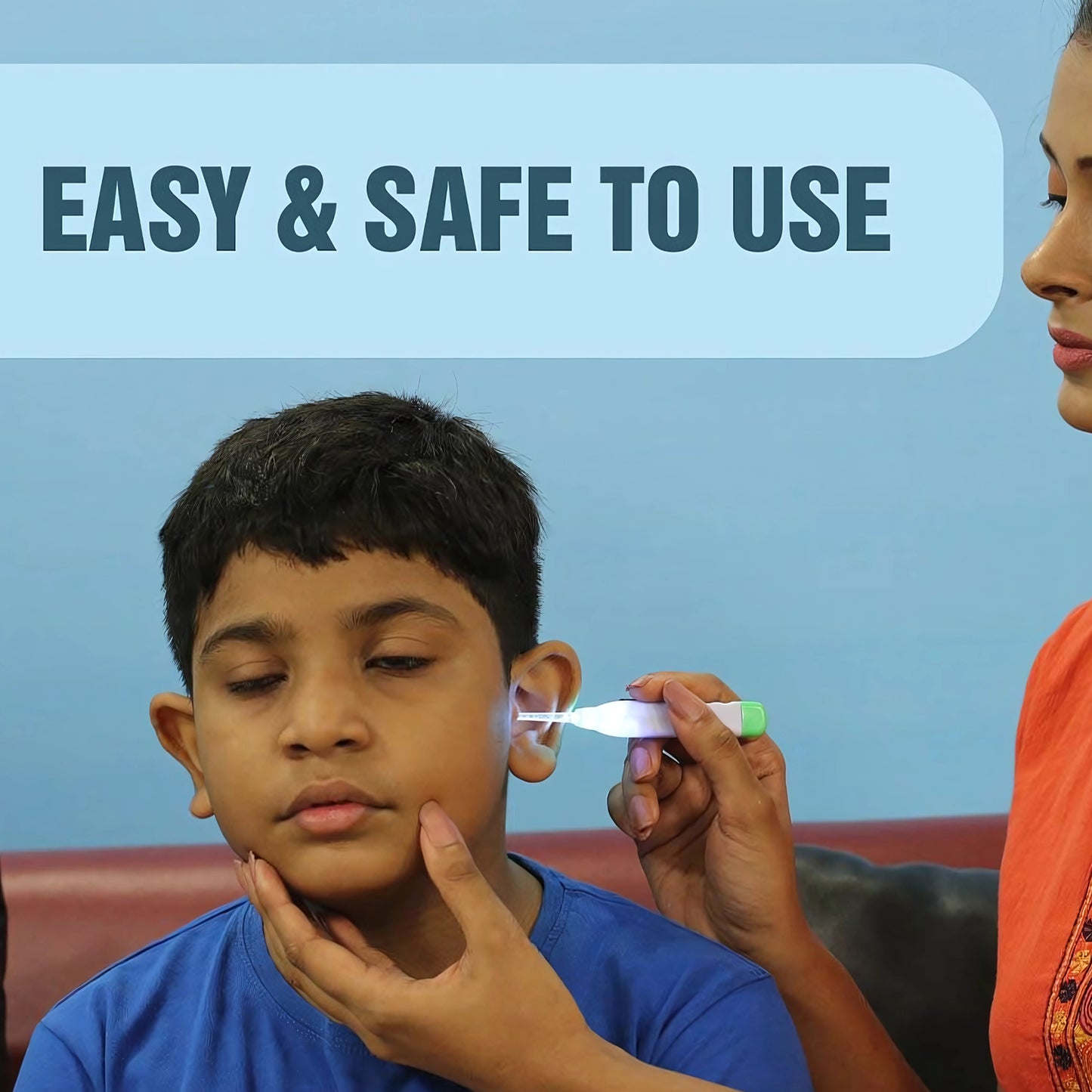 White Led Flashlight Earpick With Tweezer (1 Pc) - Happy Price - Image 4