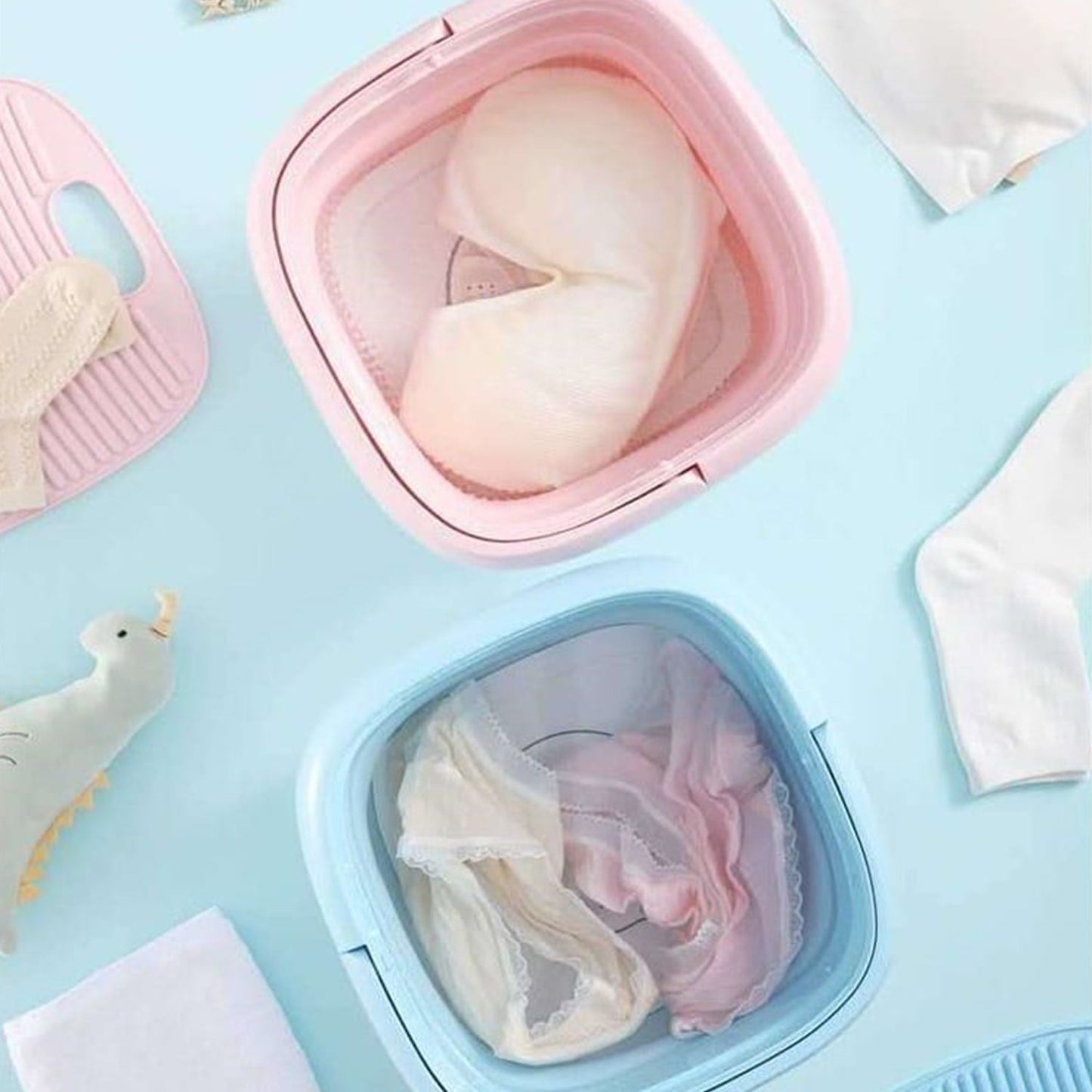 Compact Foldable Washing Machine for Small Spaces - 1335 - Happy Price - Image 3