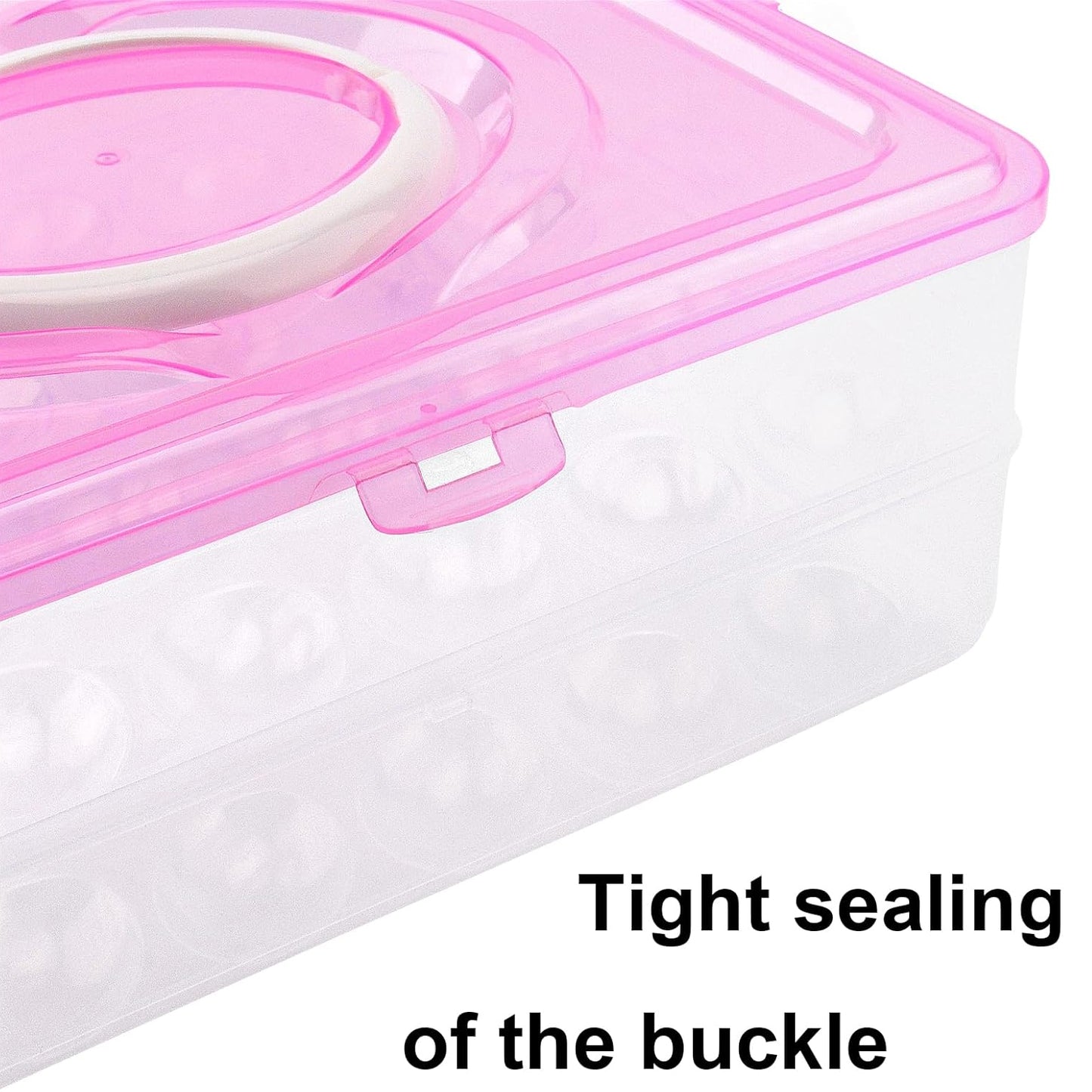Double Layer 24 Grid Egg Storage Box For Egg Storage Container - Happy Price - Image 6