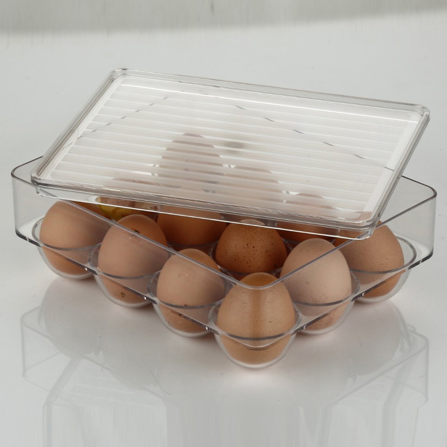 12 Cavity Egg Storage Box For Holding And Placing Eggs Easily And Firmly. - Happy Price - Image 2