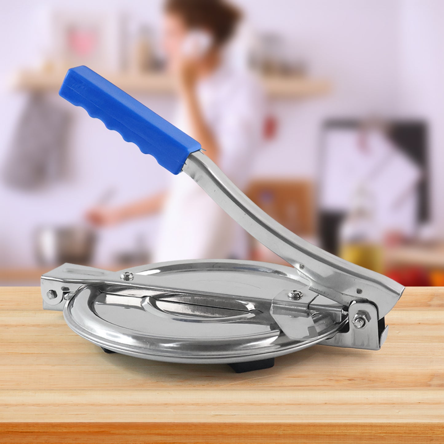 Stainless Steel Manual Puri Press Maker - Medium Size Kitchen Tool - Happy Price - Image 6