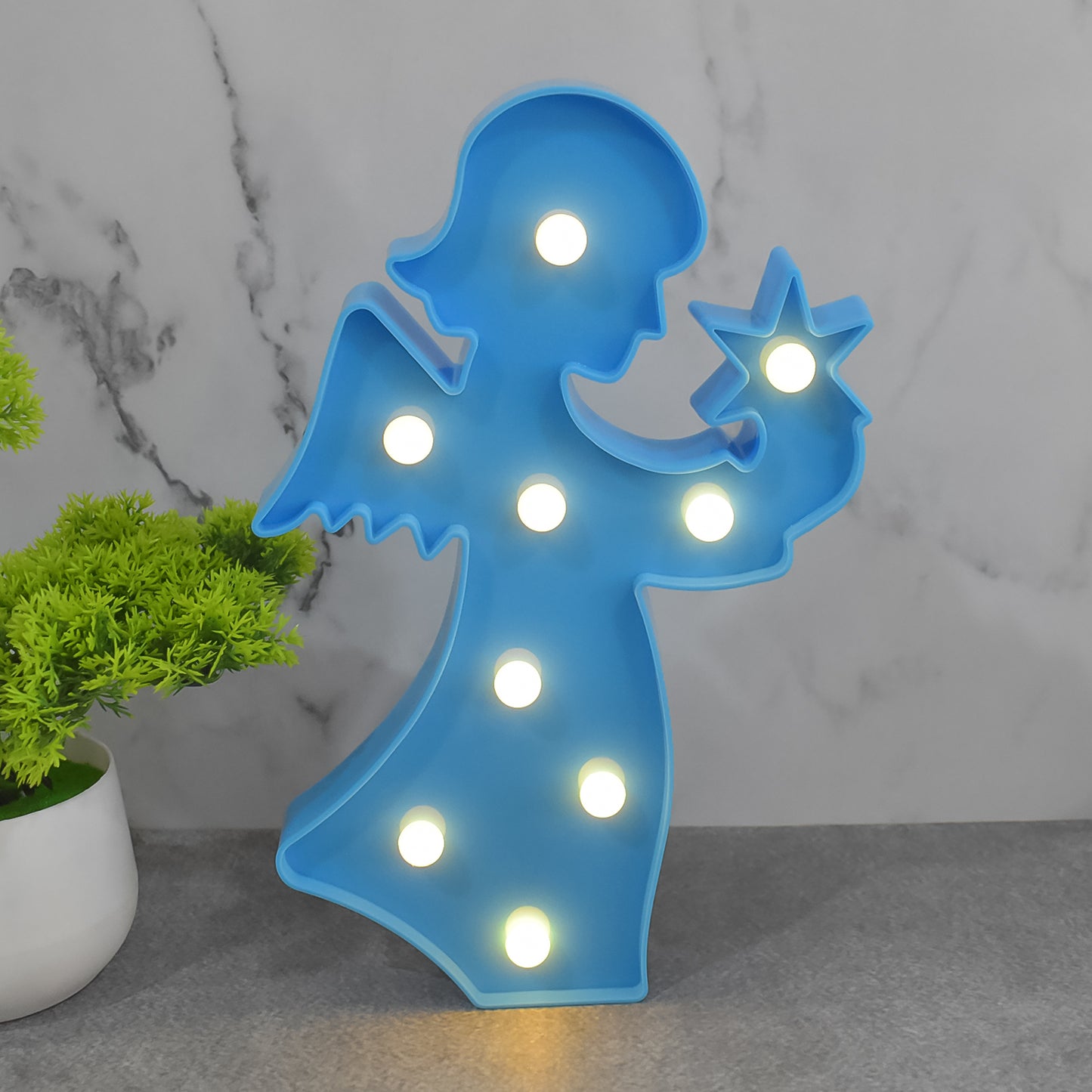 Led Night Light Coconut Tree Light Romantic Table Lamp (1 Pc  Battery Not Included) - Happy Price - Image 4