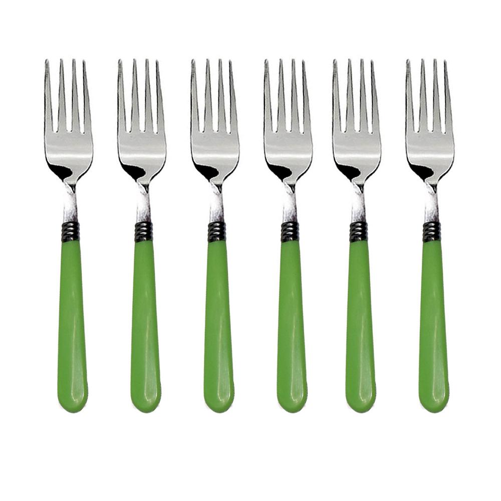 Stainless Steel Forks With Comfortable Grip Dining Fork Set Of 6 Pcs - Happy Price - Image 5