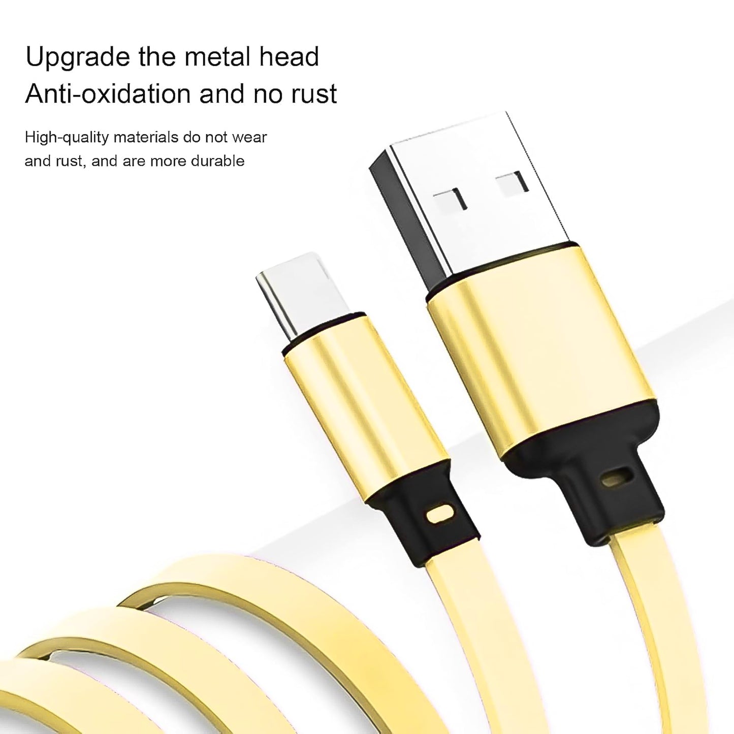 3-in-1 Retractable Charging Cable for Mobile Devices (1 Pc, Assorted Colors) - Happy Price - Image 5