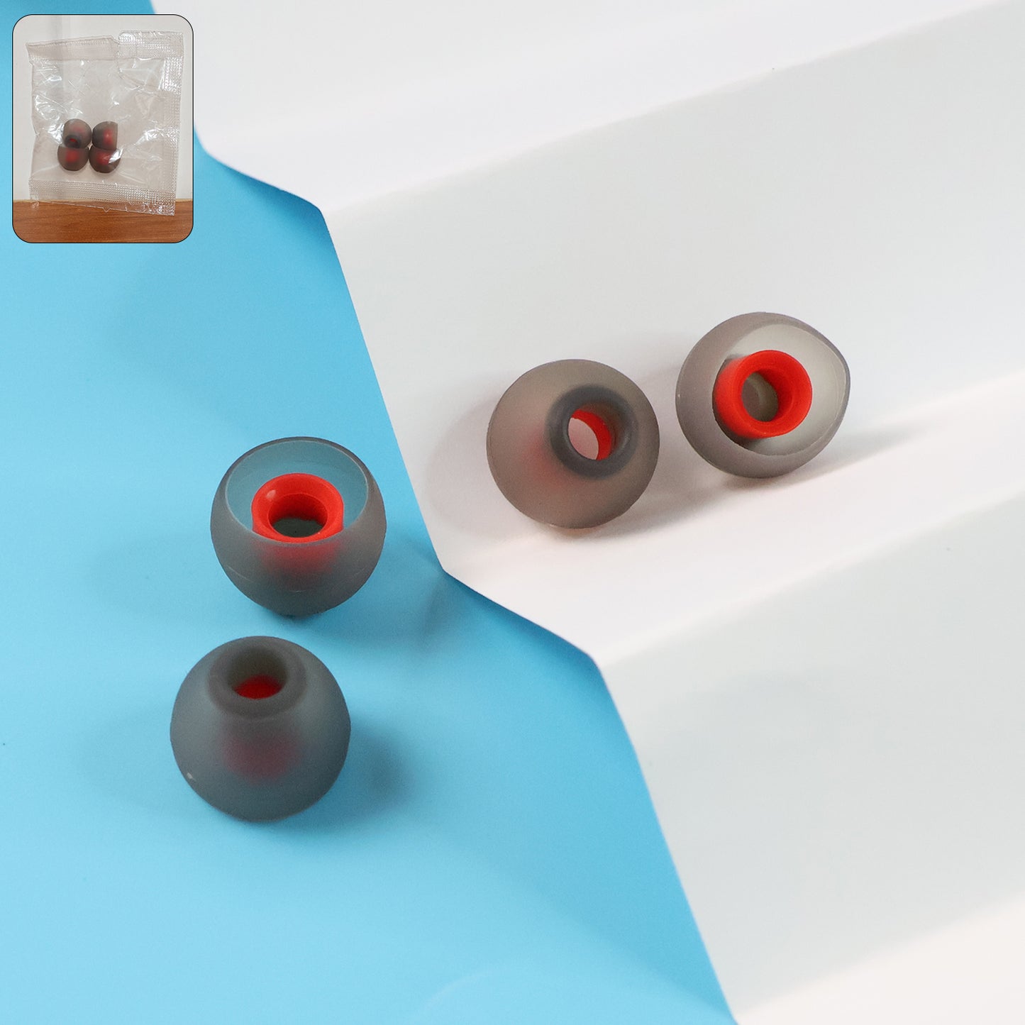 Silicone Earbud Tips - 4 Pc Set for Enhanced Comfort & Sound - Happy Price - Image 6