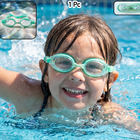 Kids Anti-fog Swimming Goggles With Adjustable Strap And Leak-proof Design  1 Pc