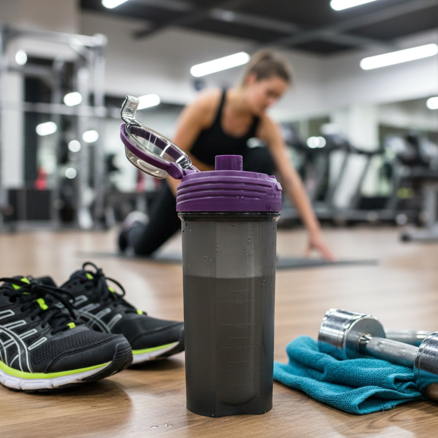 700 ML Multipurpose Shaker Bottle with Leak-Proof Lid & Carry Loop - Happy Price - Image 6