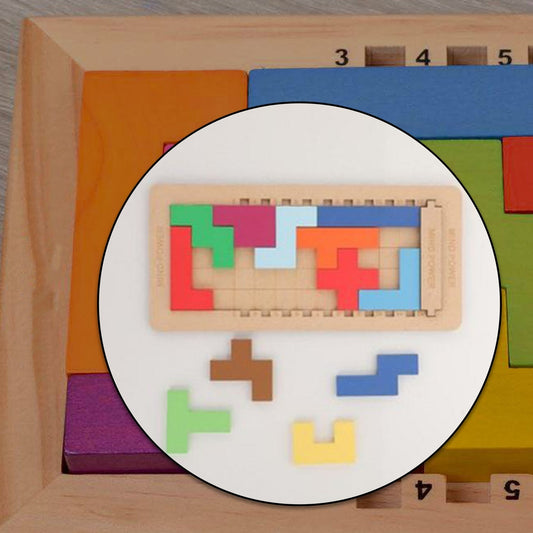 At50 Wooden Mind Game And Game For Kids And Babies For Playing And Enjoying Purposes. - Happy Price - Image 1