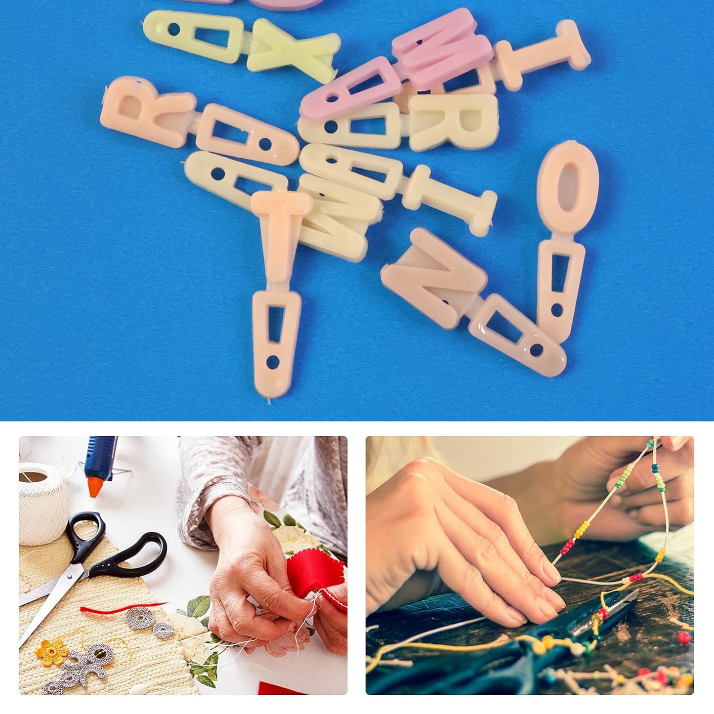 Alphabet Letter Beads Craft Set for DIY Projects - 1 Set - Happy Price - Image 5