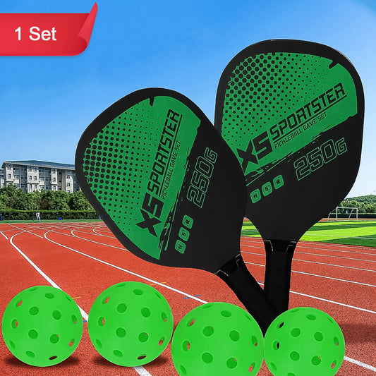 Professional Outdoor Pickleball Paddle And Ball (1 Set) - Happy Price - Image 1