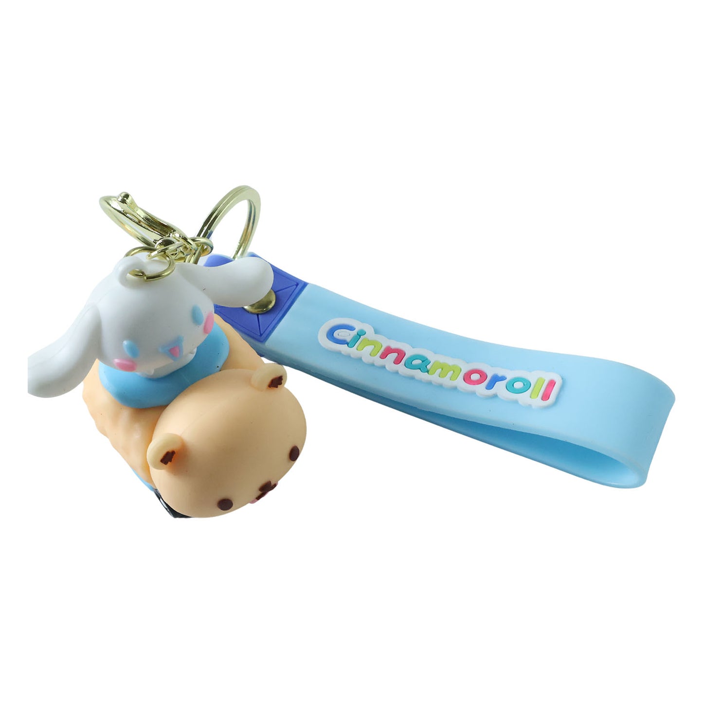 Cute Dog Character Silicone Keychain with Strap - 1 Pc - Happy Price - Image 4