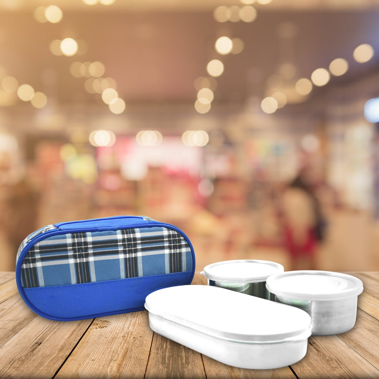 Corporate Lunch Stainless Steel Containers (Set Of 3) - Happy Price - Image 4
