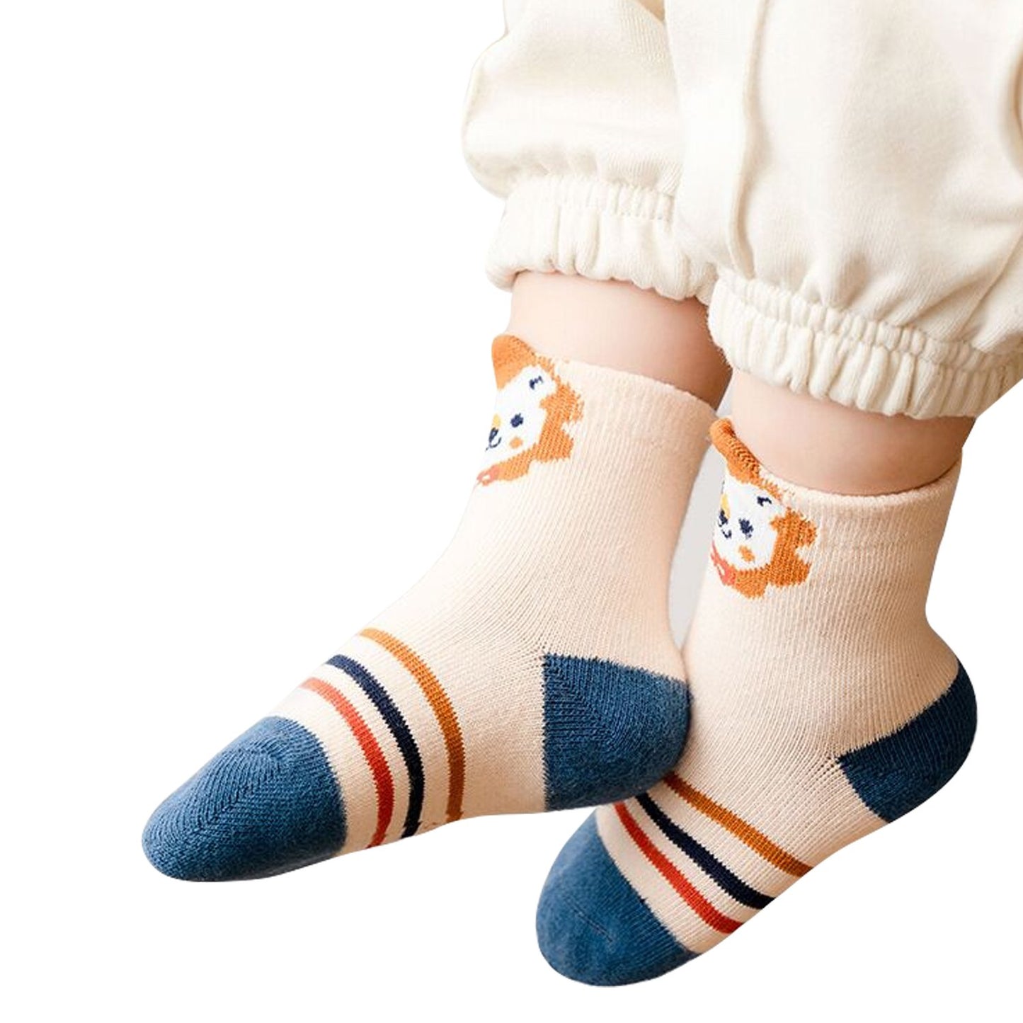 Kids' Soft & Breathable Cotton Socks - Pack of 3 Pairs - Happy Price - Image 6