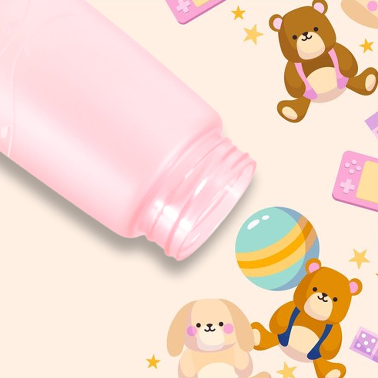 Unique Shape Premium Plastic Water Bottle With Dori Easy To Carry Leakproof Bpa-free Water Plastic Water Bottle For Children Home School (1 Pc  550 Ml) - Happy Price - Image 5