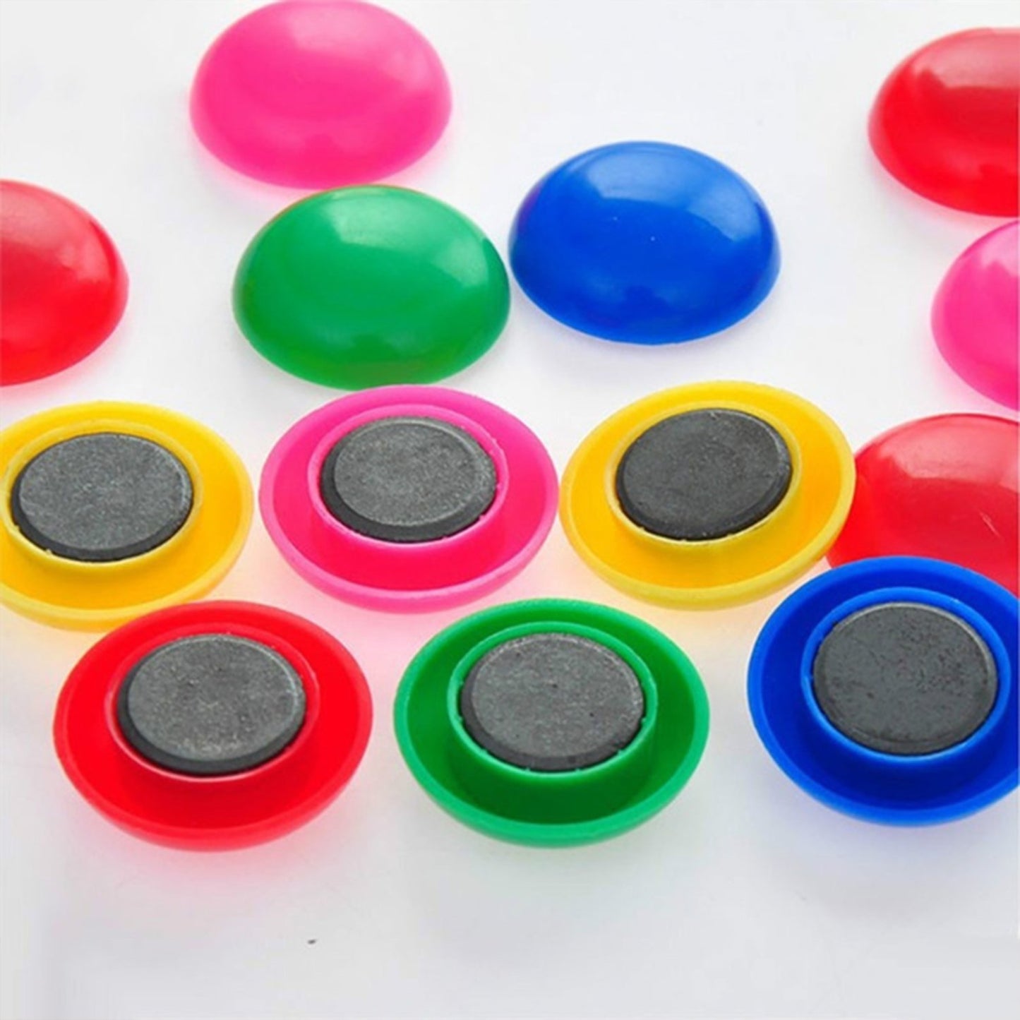 Colorful Board Magnets Circular Plastic Buttons - Happy Price - Image 4