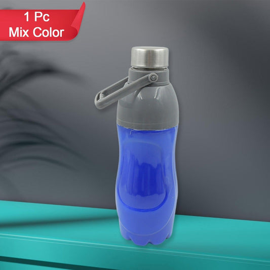 Durable Plastic Insulated Water Bottle with Handle - 1 Pc Mix Color - Happy Price - Image 1