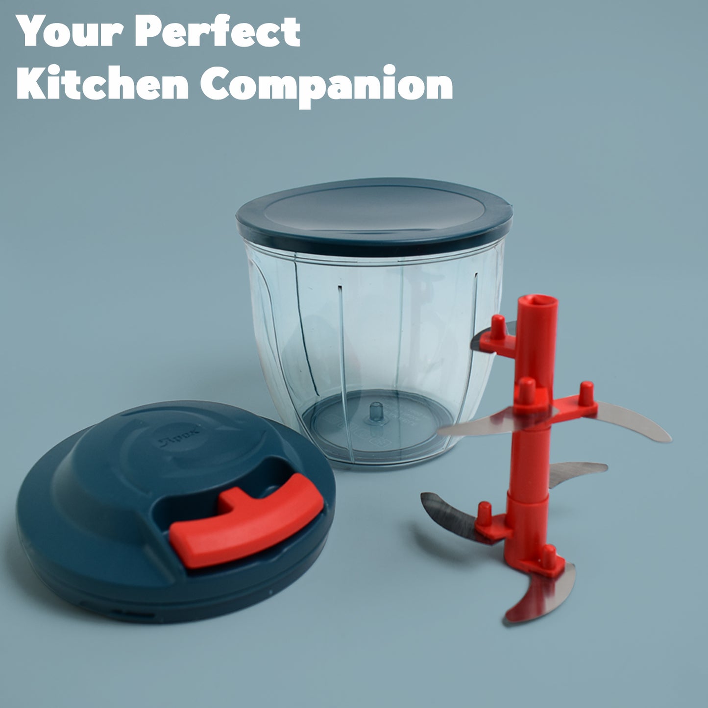 Apex Speed-x Hand-powered Vegetable Chopper (1000 Ml) - Happy Price - Image 3