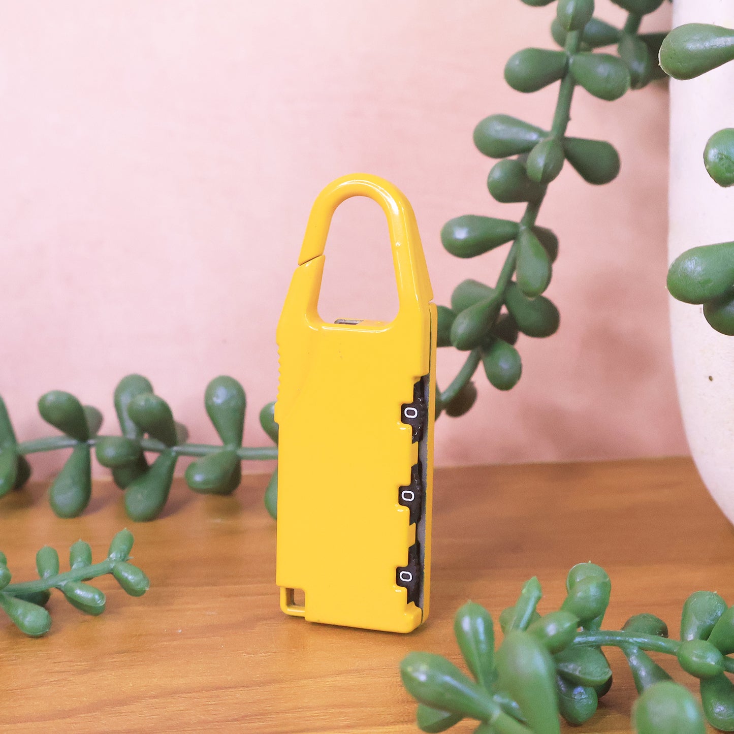 Portable 3-Digit Combination Lock with Carabiner Hook - 1 Pc - Happy Price - Image 4