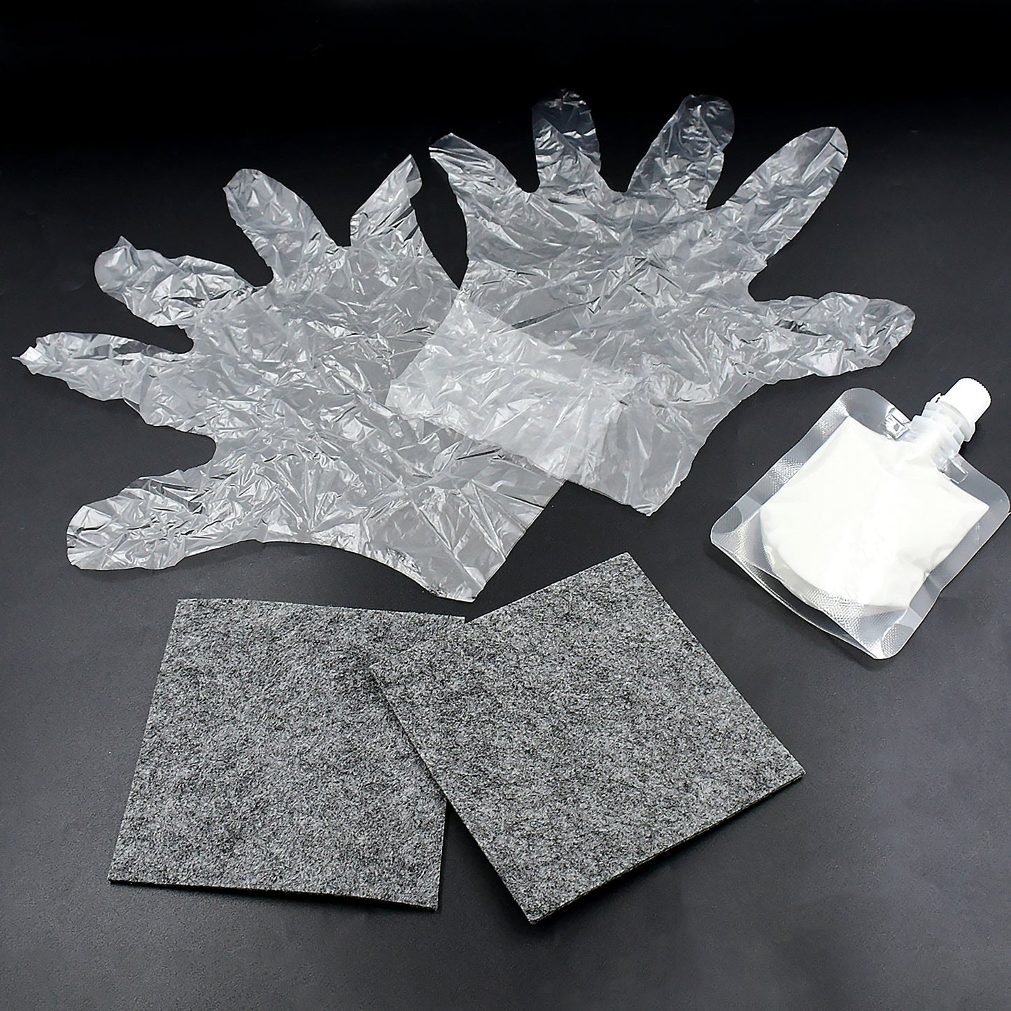 Nano Magic Car Scratch Remover Cloth Multipurpose Scratch Repair Cloth Cloth For Car Paint Scratch Repair Easy To Repair Slight Scratches On The Surface Polishing Repeatable Use For All Kinds Of Car (45 Ml Repair Solution 2 Gloves 2 Nano Cloth) - Happy Price - Image 2