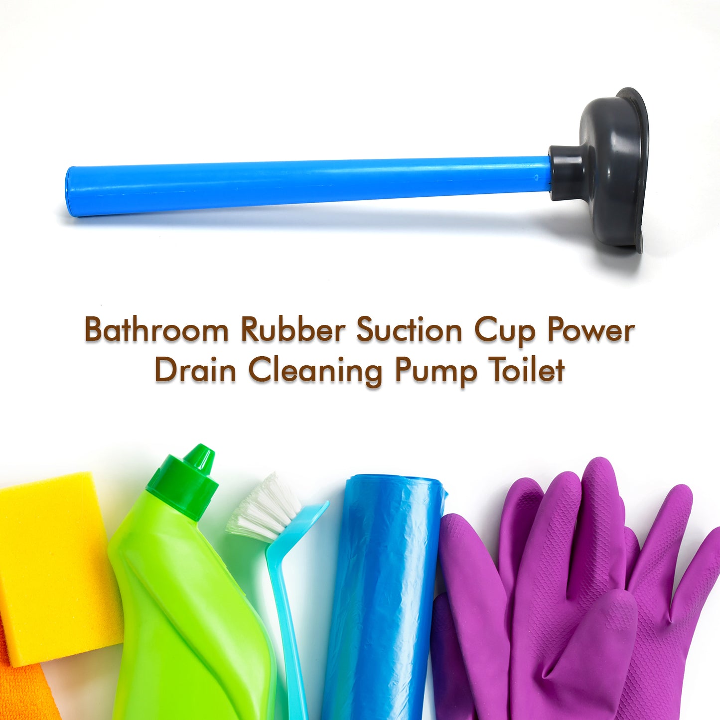 Powerful Toilet Unclogger & Drain Plunger for Home Use - Happy Price - Image 5