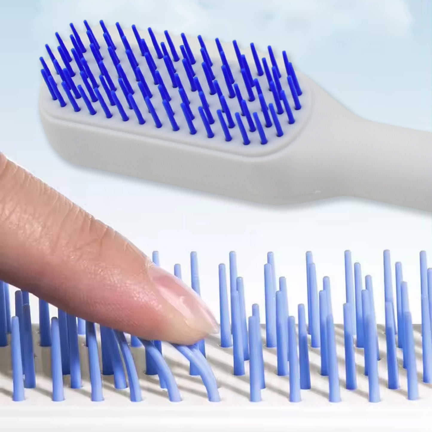 Self-cleaning Hairbrush Self-cleaning Anti-static Detangling Massage Comb One-pull Clean Scalable Rotate Lifting Self Cleaning Hairbrush Hair Styling Tools - Happy Price - Image 5