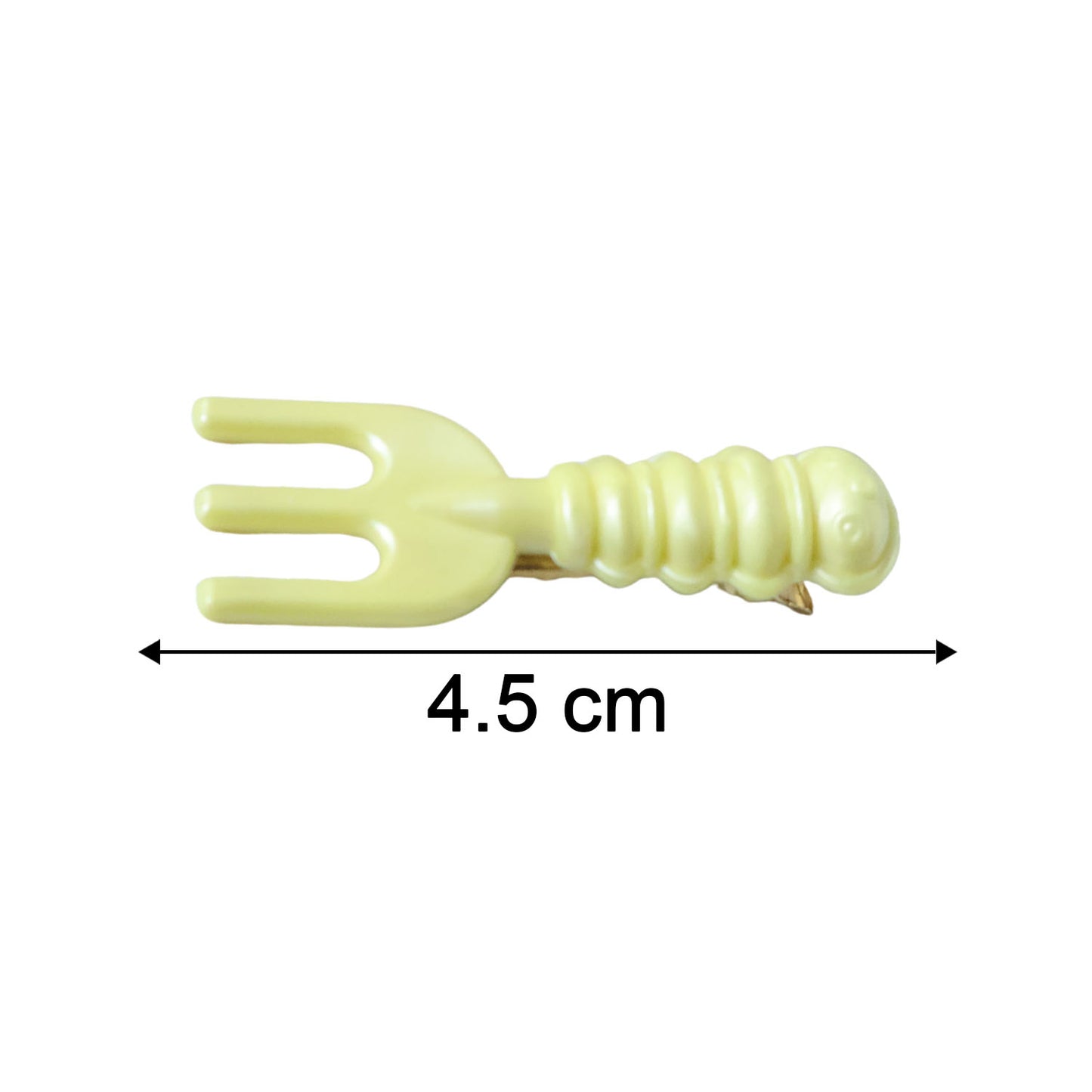4 Pc Mini Fork Hair Clips Set for Girls & Women - Pastel Style - Happy Price - Image 5