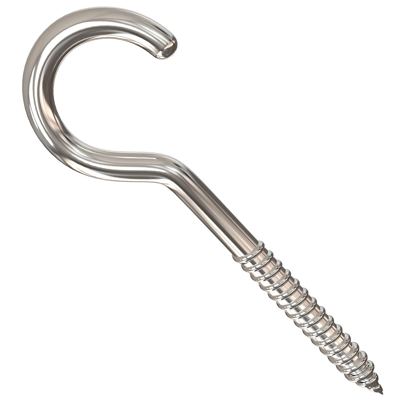 Eye Hooks Screw In Heavy Duty Stainless Steel Eye Bolts Screw (7 Pc Set) - Happy Price - Image 4