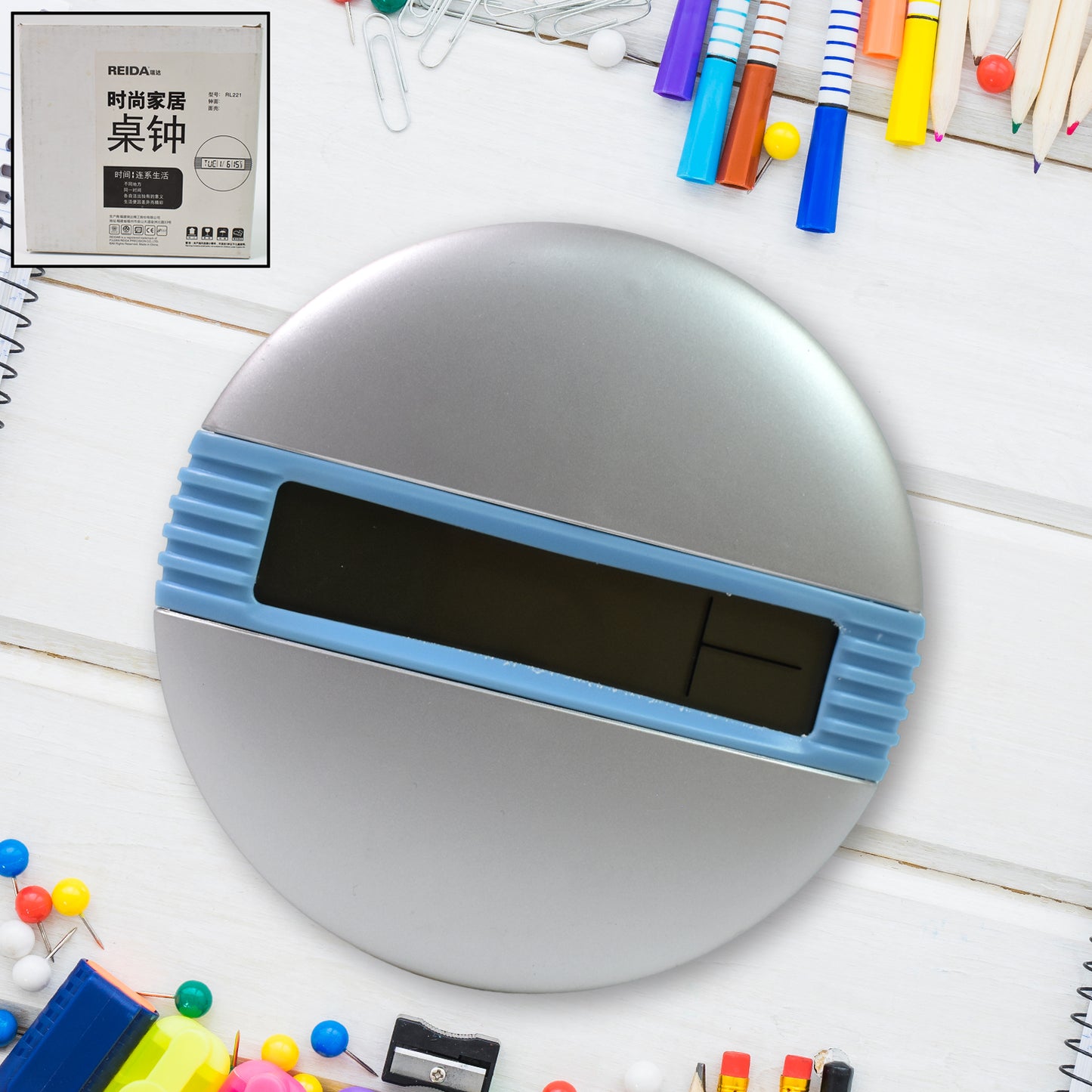 Minimalist Desktop Alarm Clock  Simple Design Powerful Function - Happy Price - Image 2