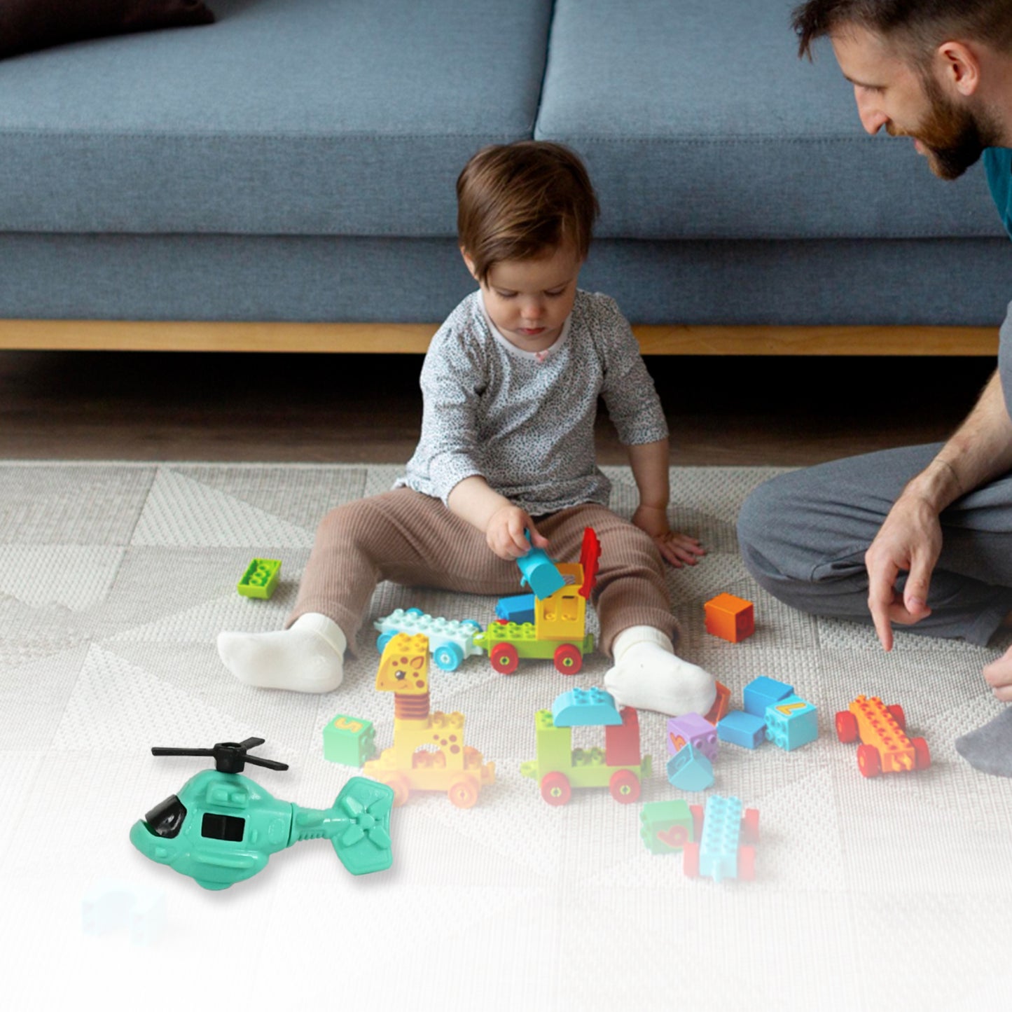 Small Diy Helicopter Toy Small Kids Toy Rotating Tail  Wing Diy Helicopter - Happy Price - Image 5