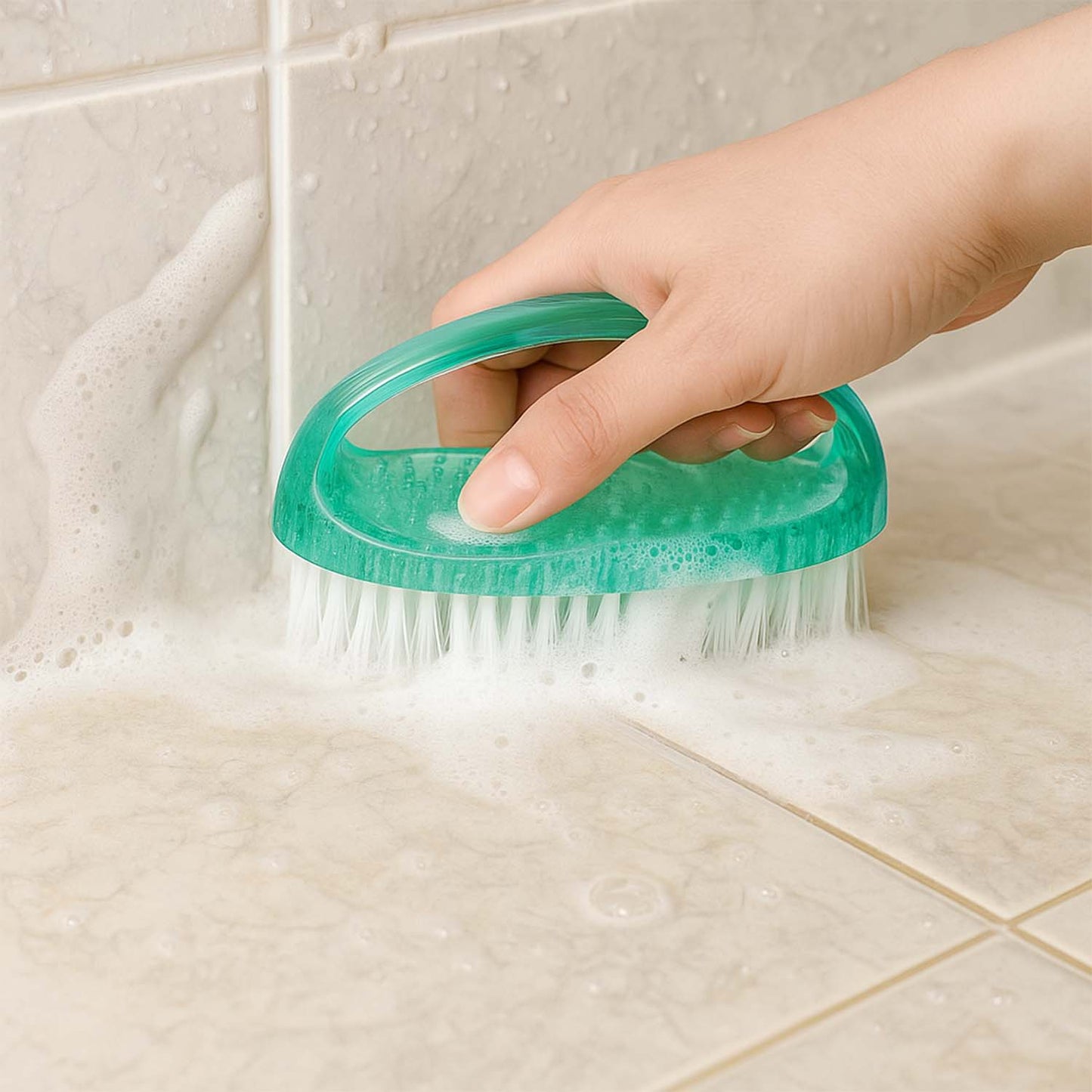 Durable Multi-Purpose Scrub Brush with Ergonomic Handle (1 Pc) - Happy Price - Image 5