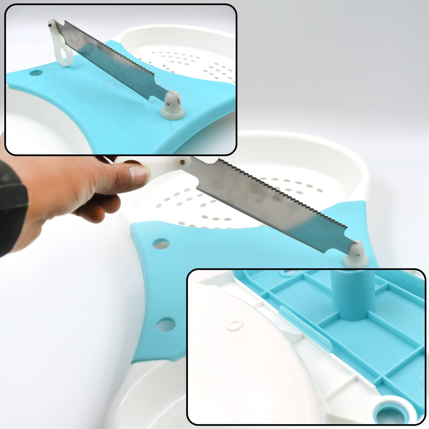 Adjustable Cut N Wash Used In All Kinds Of Household And Kitchen Purposes For Cutting And Washing Simultaneously Of Vegetables And Fruits Etc. - Happy Price - Image 6