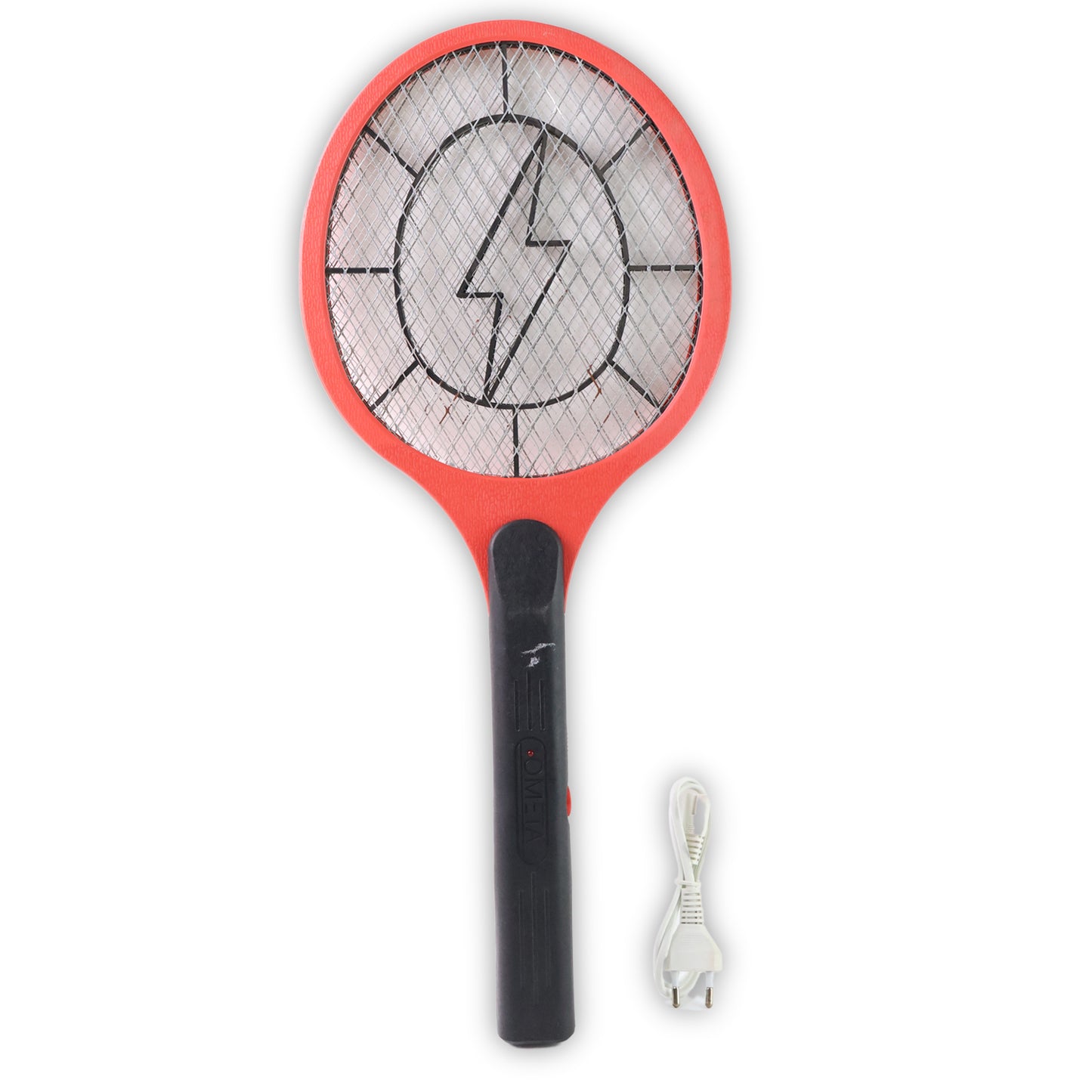 Red Rechargeable Electric Mosquito Killer Racket With Cable - Happy Price - Image 2